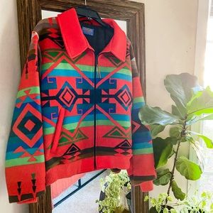 High Grade Western Wear x Pendleton wool coat